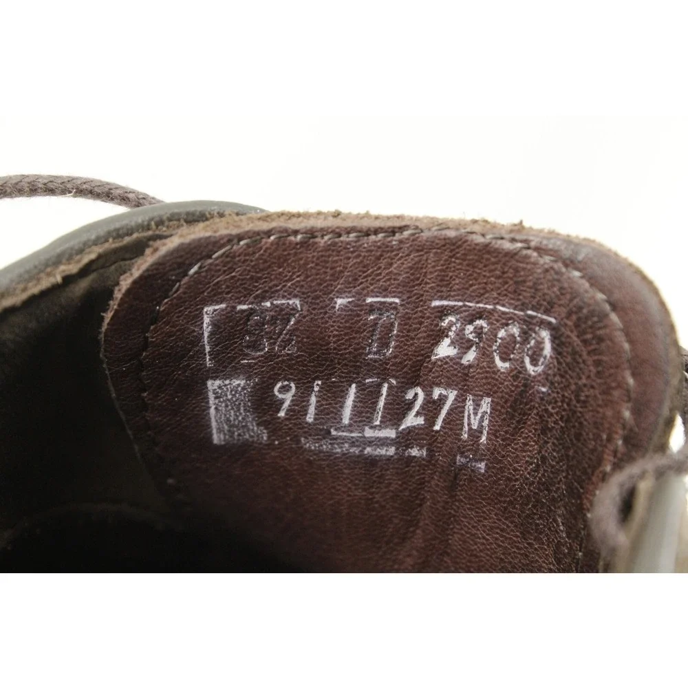 Allen Edmonds Strandmok Cap Toe Oxford Dainite Sole Brown Leather Mens Size 8.5D